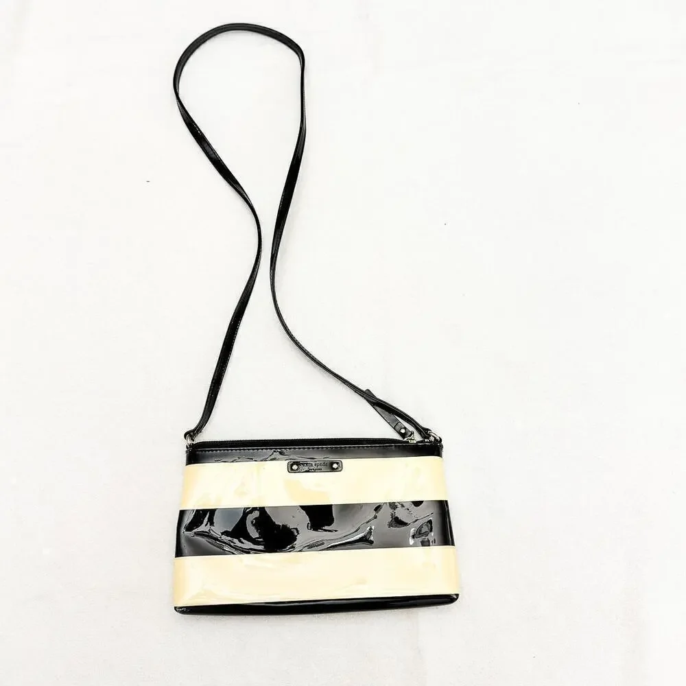 Kate Spade Penn Valley Amy Bag Striped East West Handbag